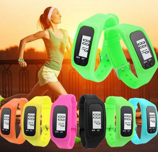 LCD Pedometer Wrist Watch Bracelet