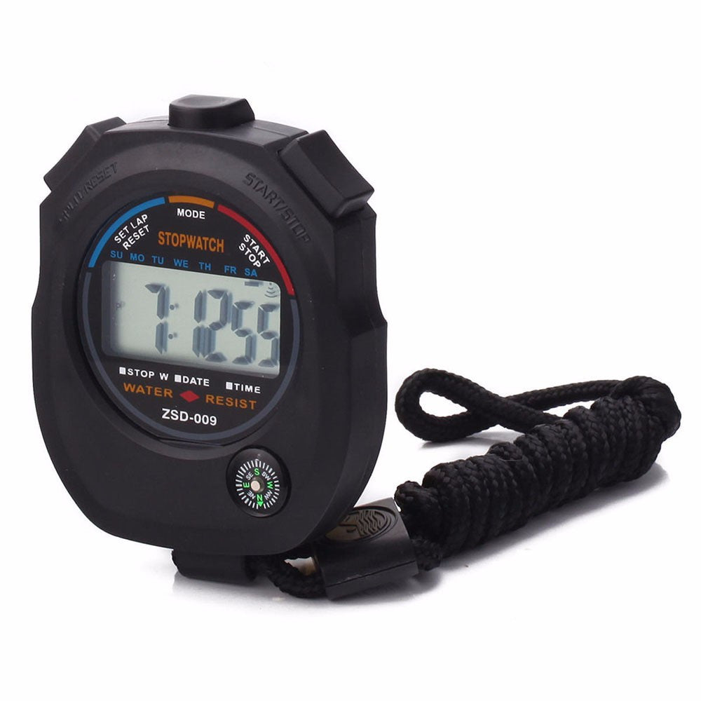 Stopwatch Chronograph With Strap Timer