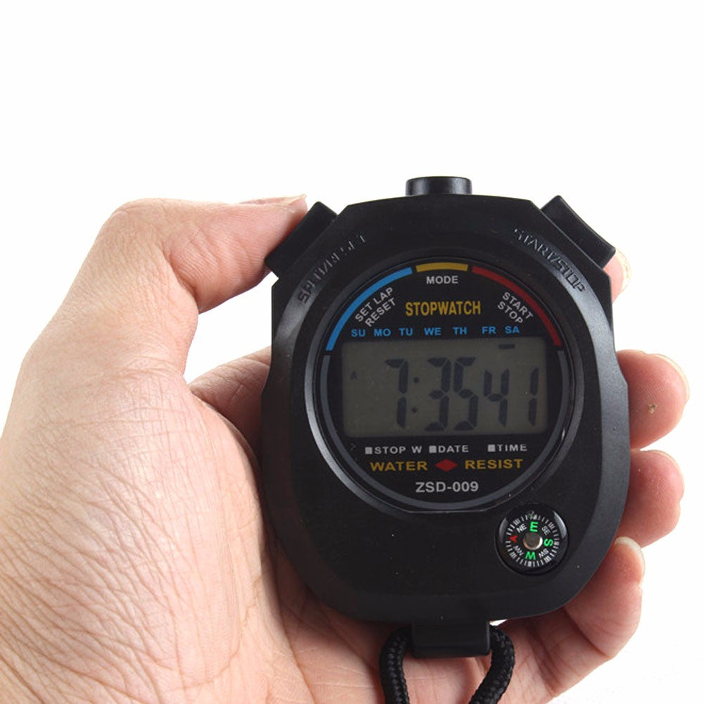 Stopwatch Chronograph With Strap Timer